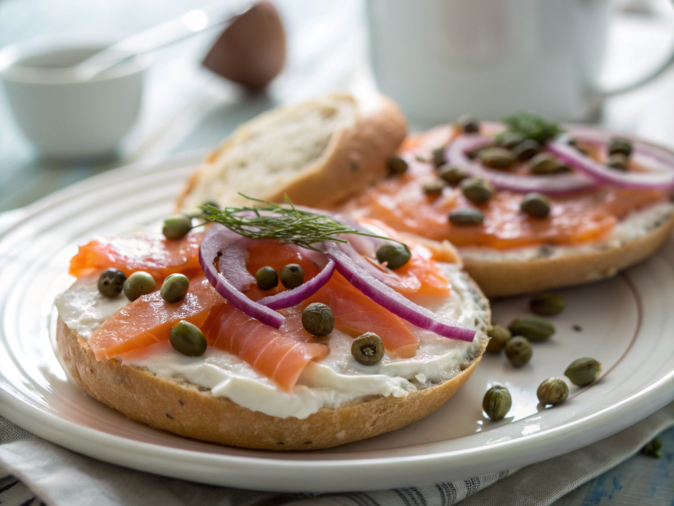 Smoked Salmon Bagel